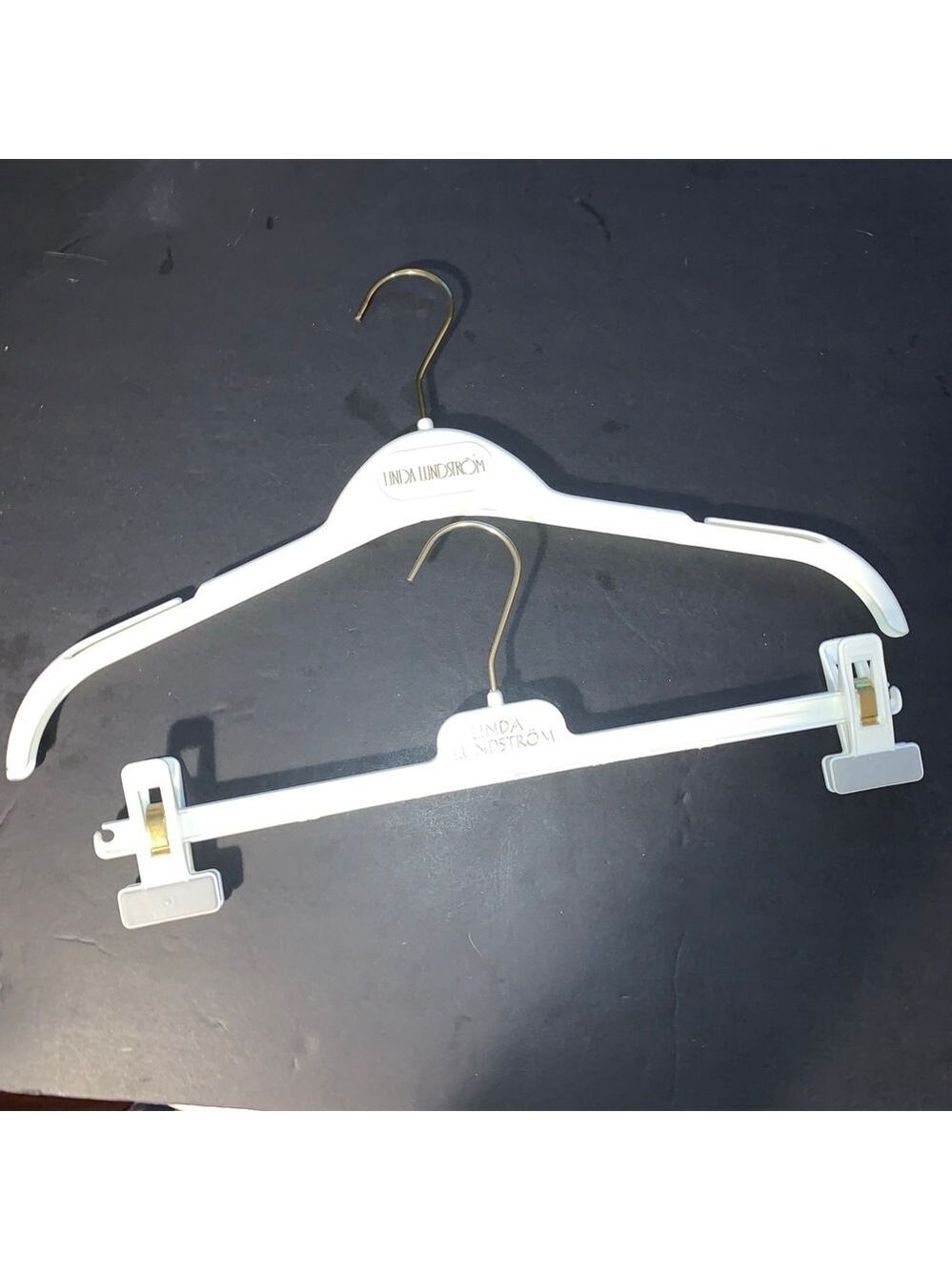 Linda Lundstrom White Gold Closet Hangers One Size